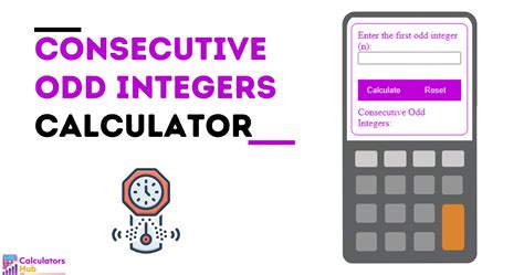 consecutive integer calculator|consecutive odd numbers calculator.